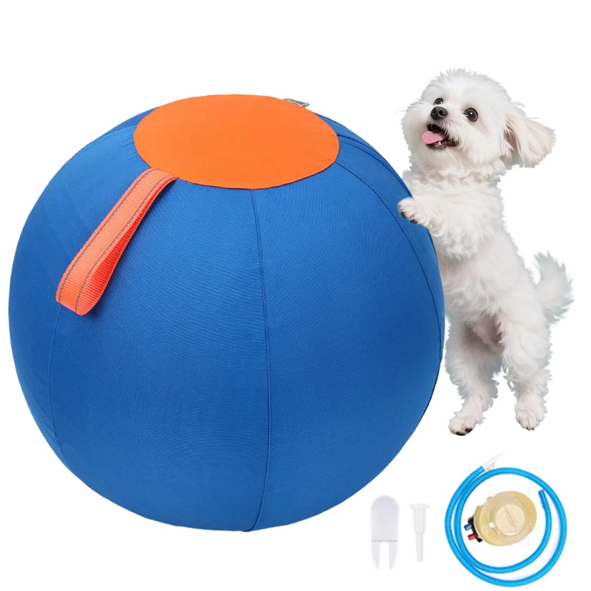 Pelota de pastoreo para perros Mordedor inflable para cachorros | Pelota Relajante para Perros para Jardín, Terraza, Parque, Apartamento, Hogar, Oficina, Refugios y