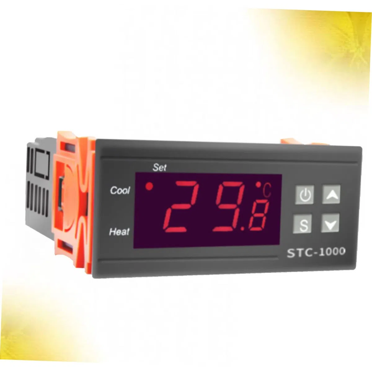 DOITOOL 2 Piezas elegante termostato incubadora pecera controlador de interruptor controladores de interruptores tanque de peces termostato controlador de temperatura del acuario cambiar