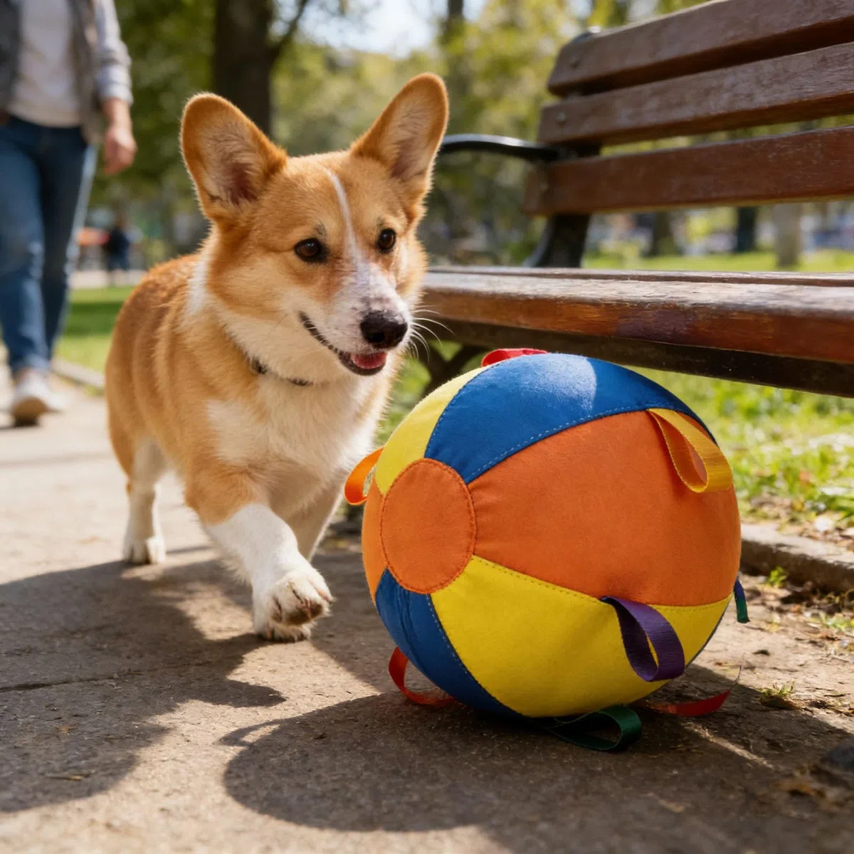Juguete inflable para perros con asa, variante amarillo, C, juguete de entrenamiento para perros, para juegos de arrastre y trabajo conjunto, para uso diario en casa y de viaje