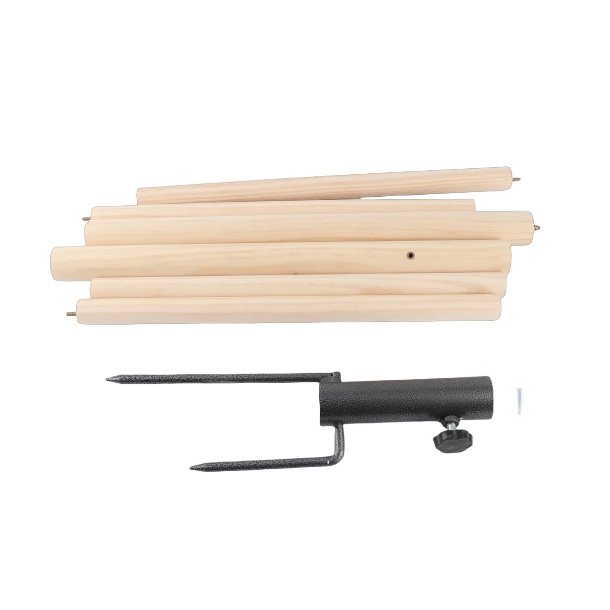 Hidyliu Percha de Madera para Gallinas para Dormir y Jugar en el Gallinero 1 Unidad Premium Pino y Hierro
