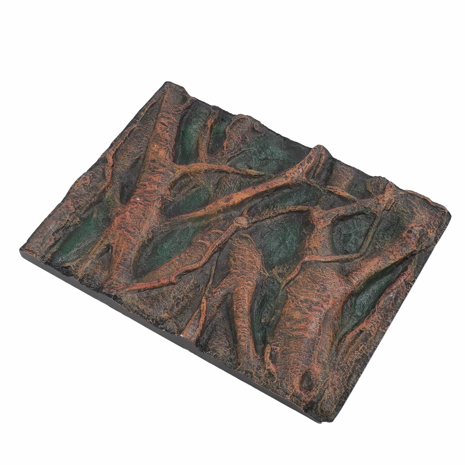 Fondo de Acuario 3D, Material de Espuma, Fondo de Reptil único para Espacios Acuáticos, Acuarios y Terrarios (H)