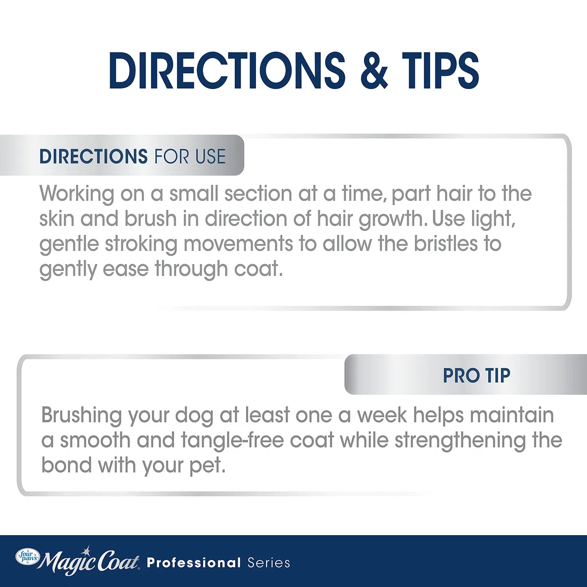 Four Paws Magic Coat - Cepillo Mediano para Perros