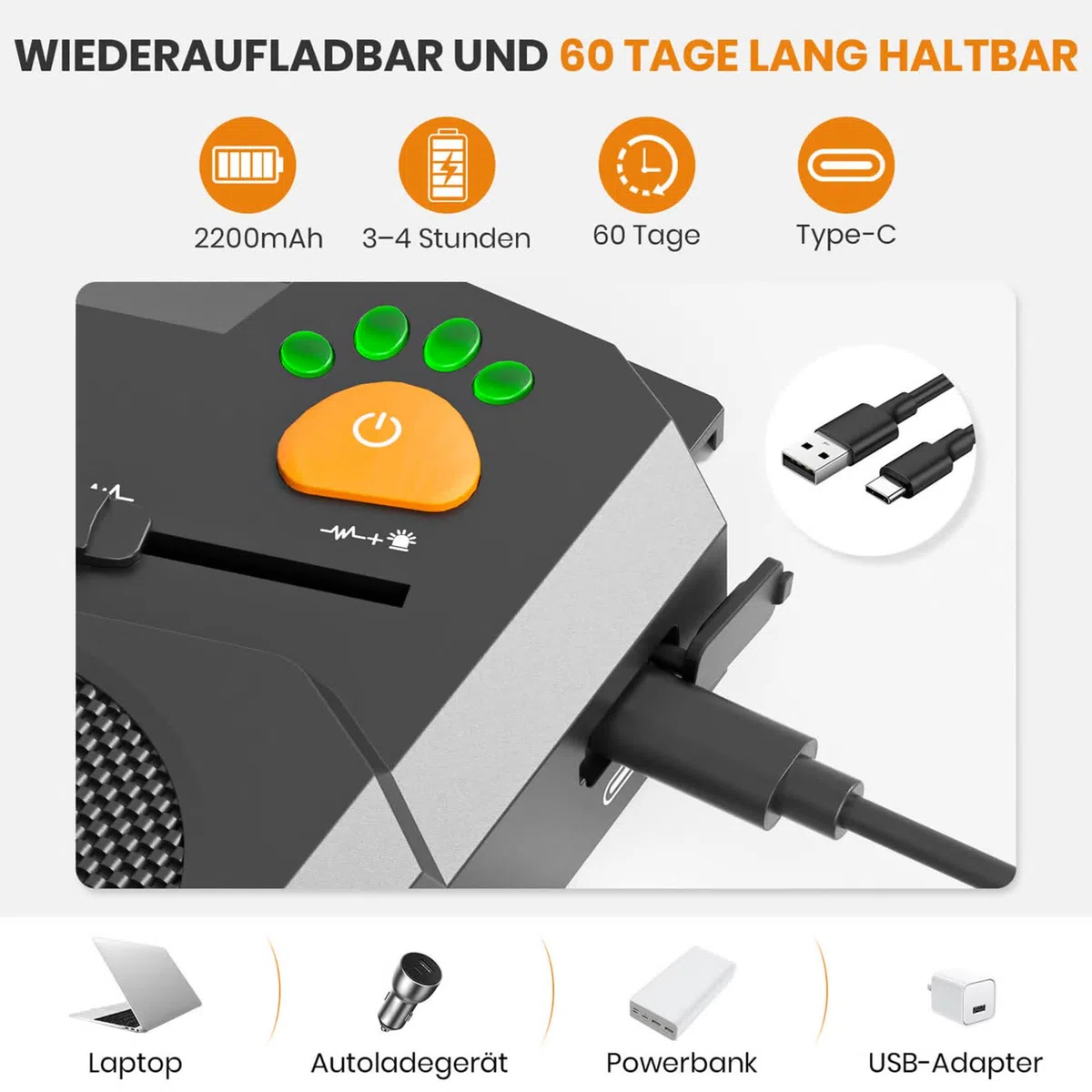 Antiladridos para perros, dispositivo antiladridos ultrasónico, dispositivo antiladridos para perros con 3 modos, alcance de 15 m, función antiladridos automática, tope ultrasónico para