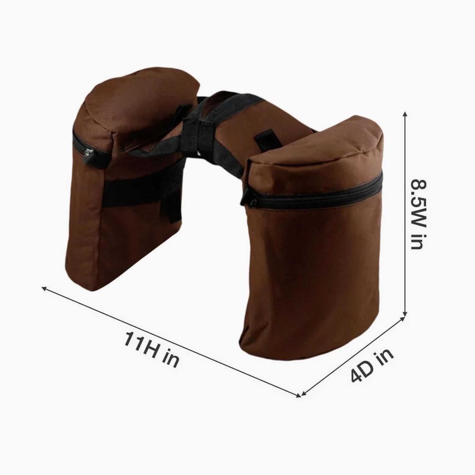 Saddlebag Juego Bolsa de Silla Bolsa de Cuerno Bolsa de Pommel Ligera Función Portátil Material Oxford Adecuada para Paseos de Larga Distancia