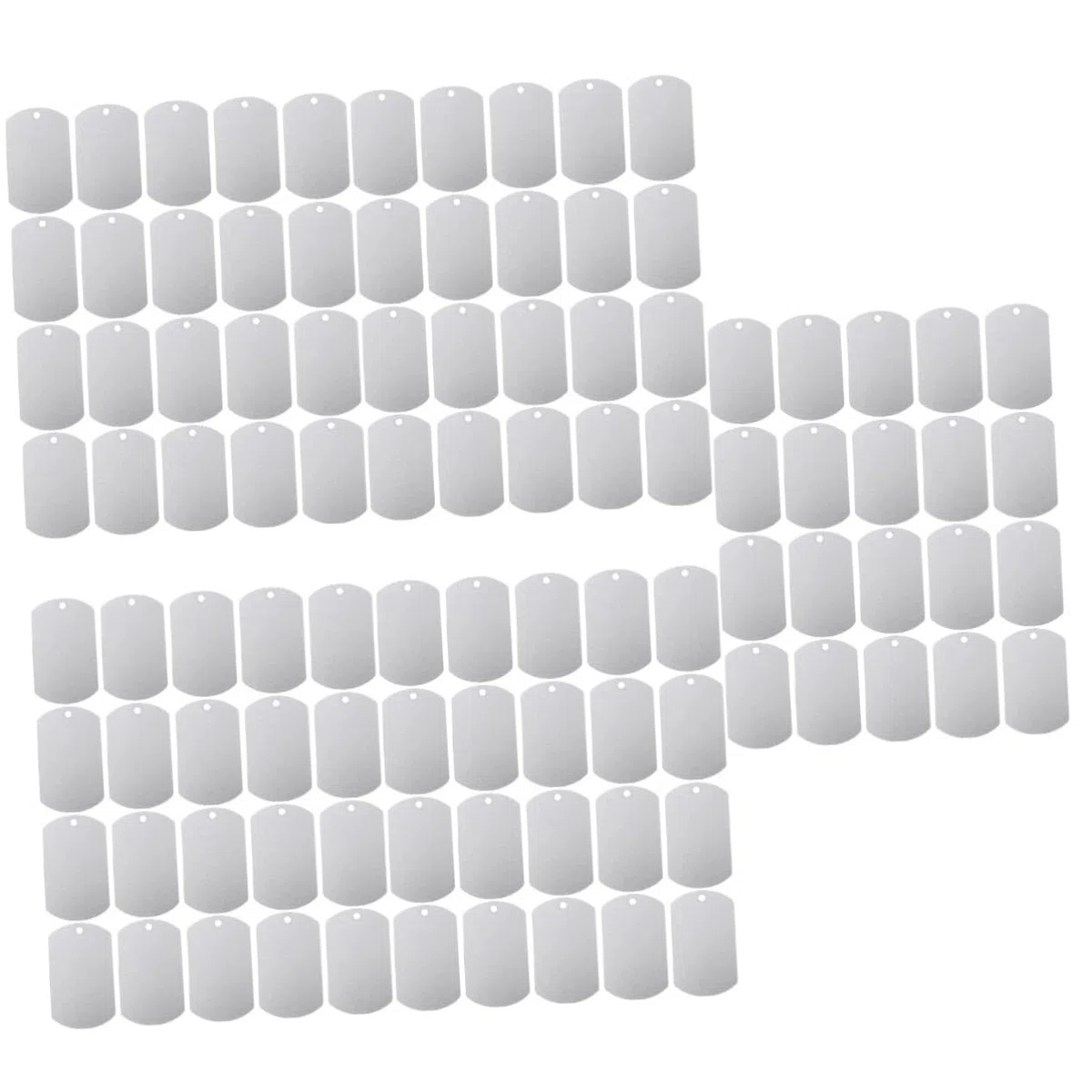 UKCOCO 5 Series Etiquetas De Identificación Mascotas De Aluminio De Etiquetas Y Ganado Personalizables Datos 20 Piezas X 5
