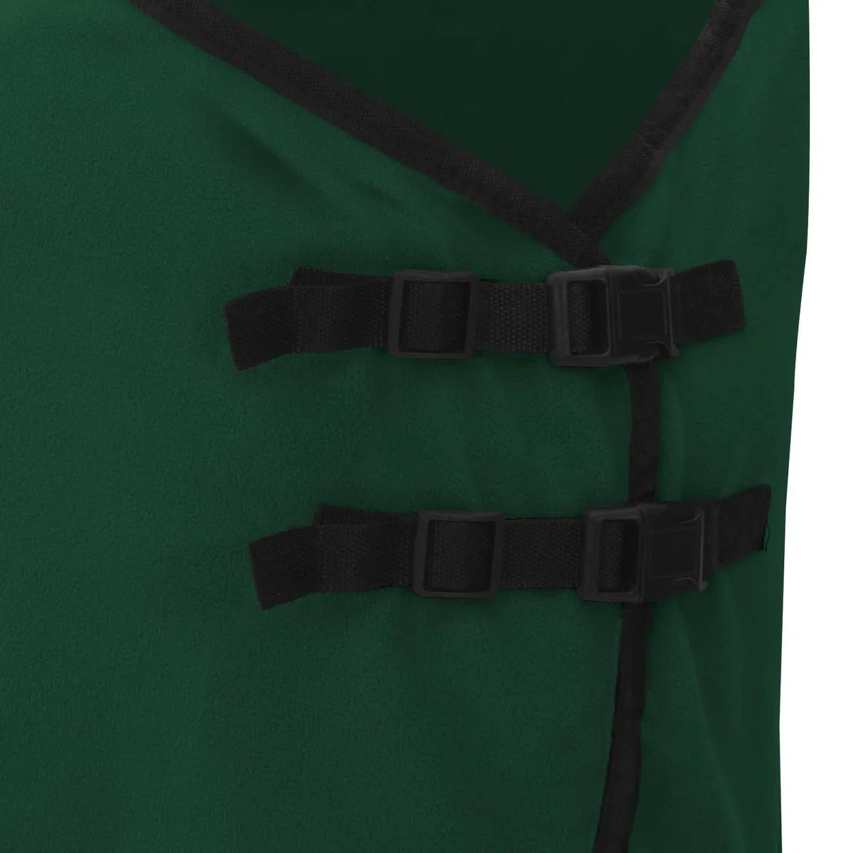 Manta para caballo, 125 cm, poliéster, color verde oscuro