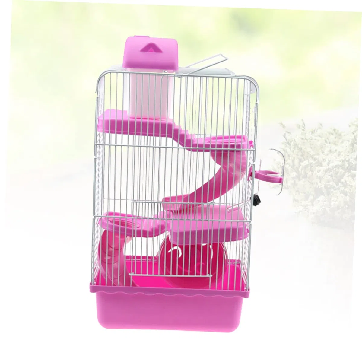 VANZACK Jaula para Animales Pequeños Jaula para Hámster para Cobayas para Hámster para Hámster para Mascotas Pequeñas Rosa para Mascotas
