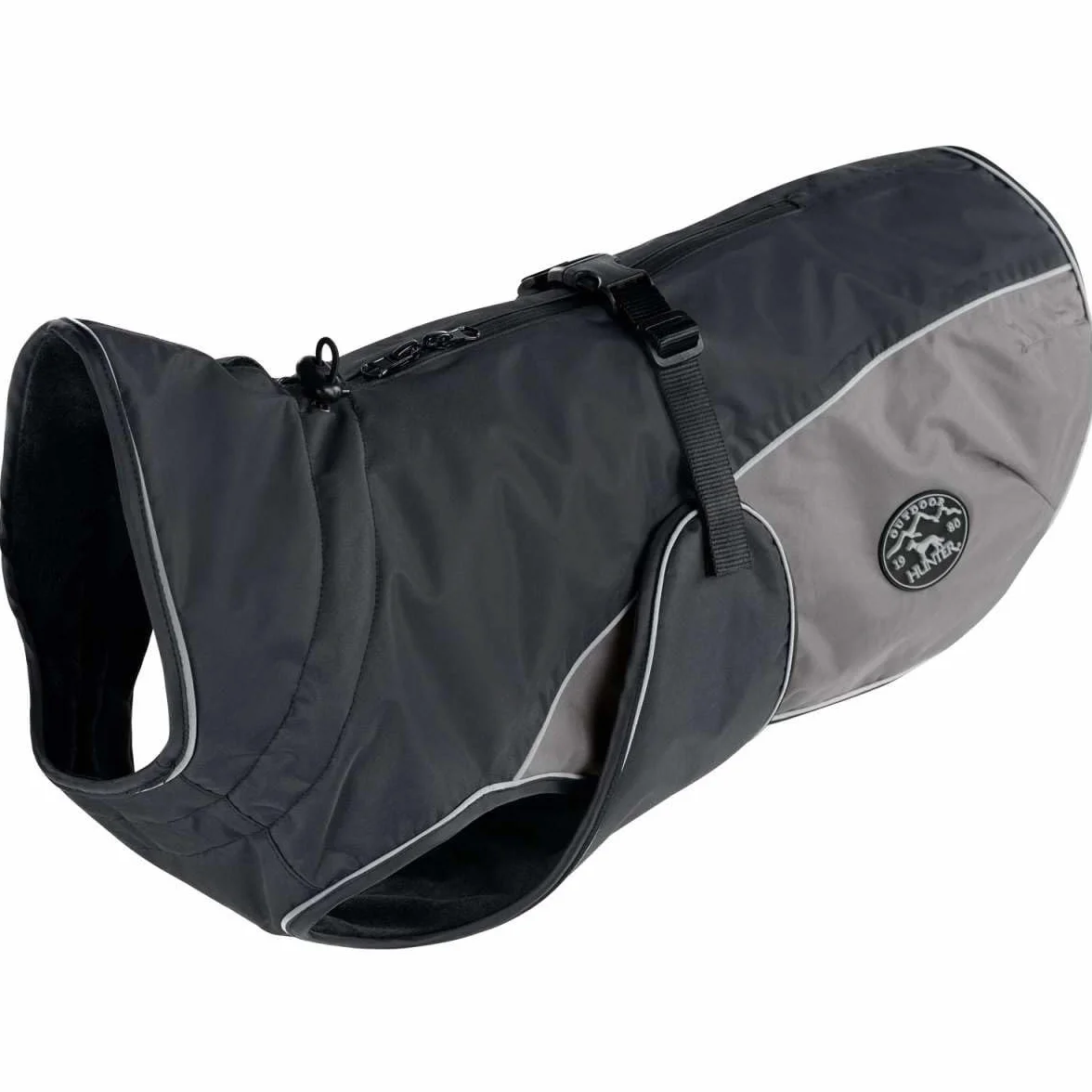 HUNTER - Abrigo para Perro (50 cm), Color Gris y Gris