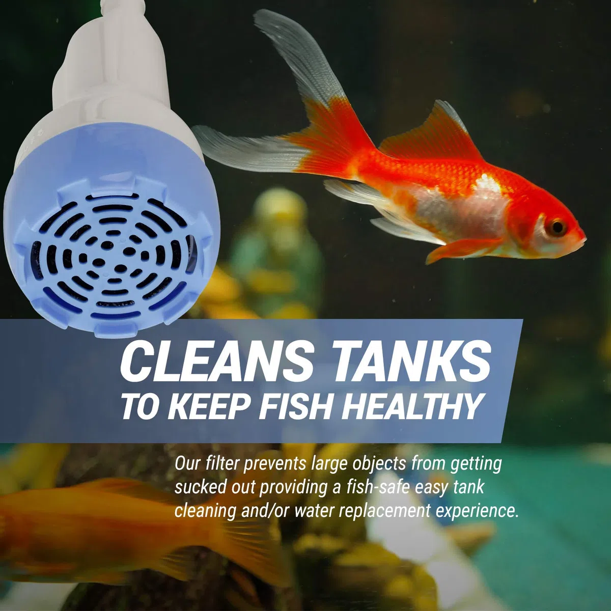 TERA PUMP - Bomba de sifón para Acuario y Estanque para Cambio de Agua, Repuesto de Agua, sin BPA, Seguro para la Vida del Acuario
