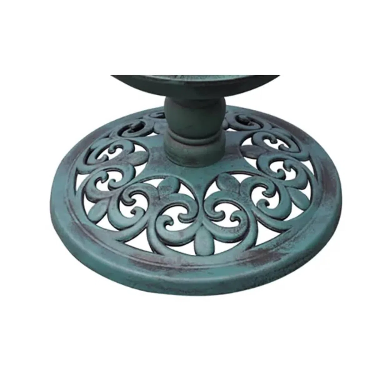 Bañera para pájaros, decorativa con luz solar, 39x39x97 cm, plástico resistente, bebedero para aves, ideal para jardín, balcón o patio