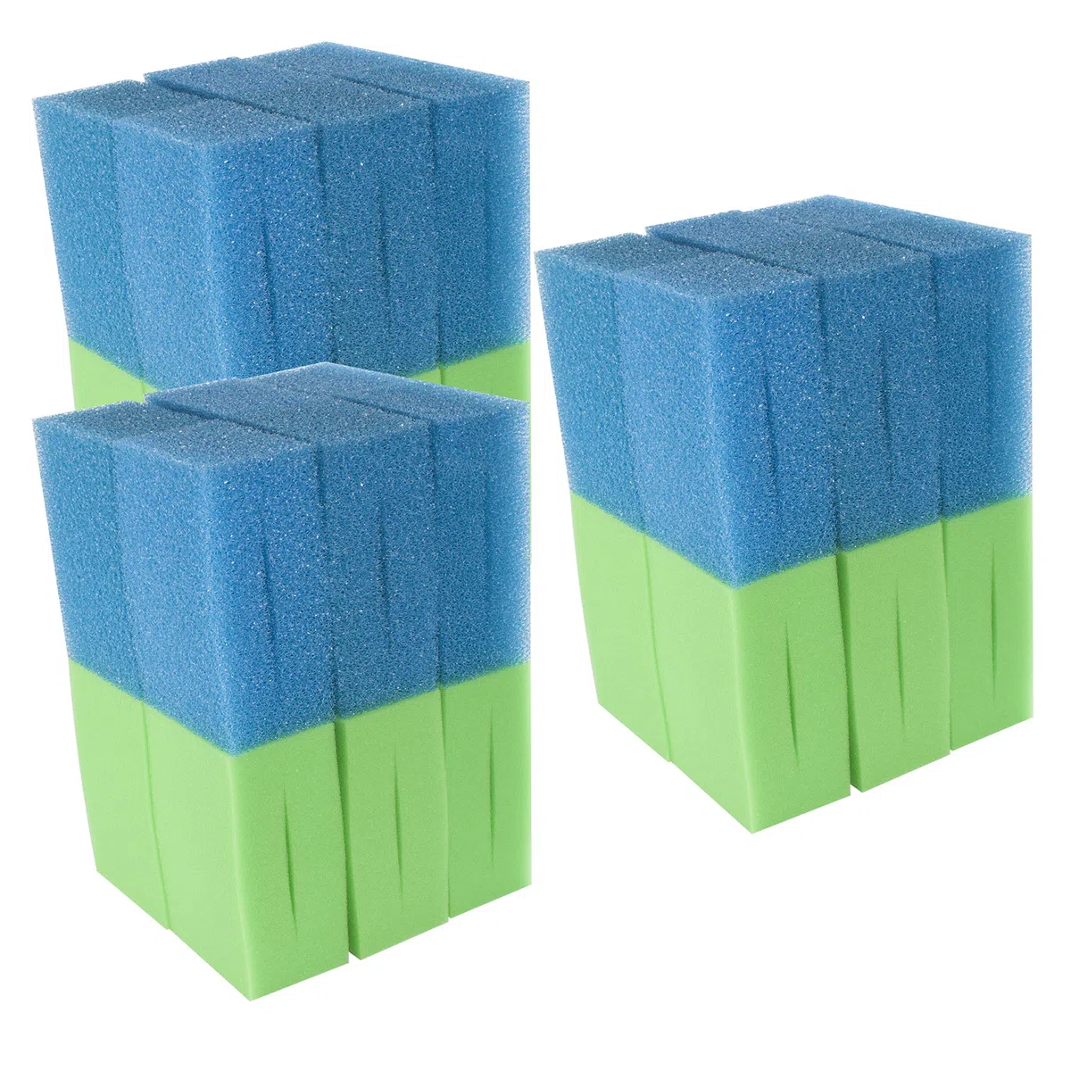 Oase Biotec Screenmatic 18 & 36 Esponja de filtrado Gruesa de Color Azul y Esponja de filtrado de Color Verde Claro (36 Piezas)