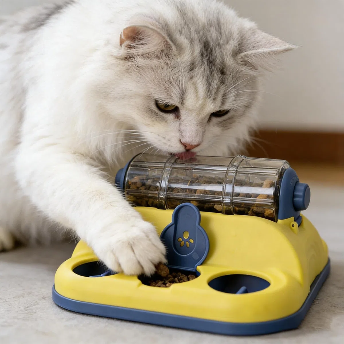 Juguetes Para Perros Dispensadores de Premios Alimentador Lento Interactivo | Dispensador De Premios Interactivo Para Perros Para Enriquecimiento Mental para Gatos y Cachorros,