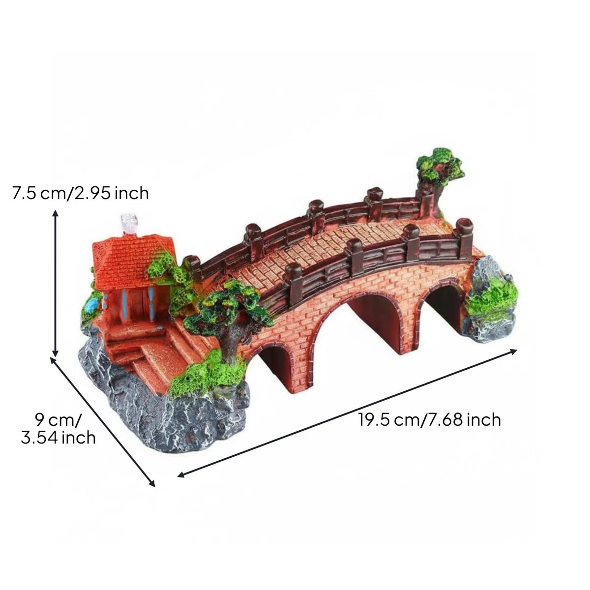 Aquarium Coral Ornamento para Acuario Roca Montañosa Paisajismo Decorativo Resina de Forma Esculpida Que No Sobrecarga Adecuado para Acuaristas Tanque, Style to 2
