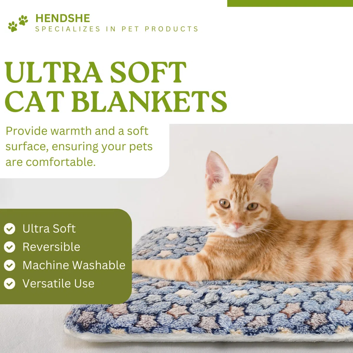 Paquete de 2 mantas para gatos de interior, alfombra reversible ultrasuave, manta de franela esponjosa para perros y gatos pequeños, almohadilla lavable para mascotas