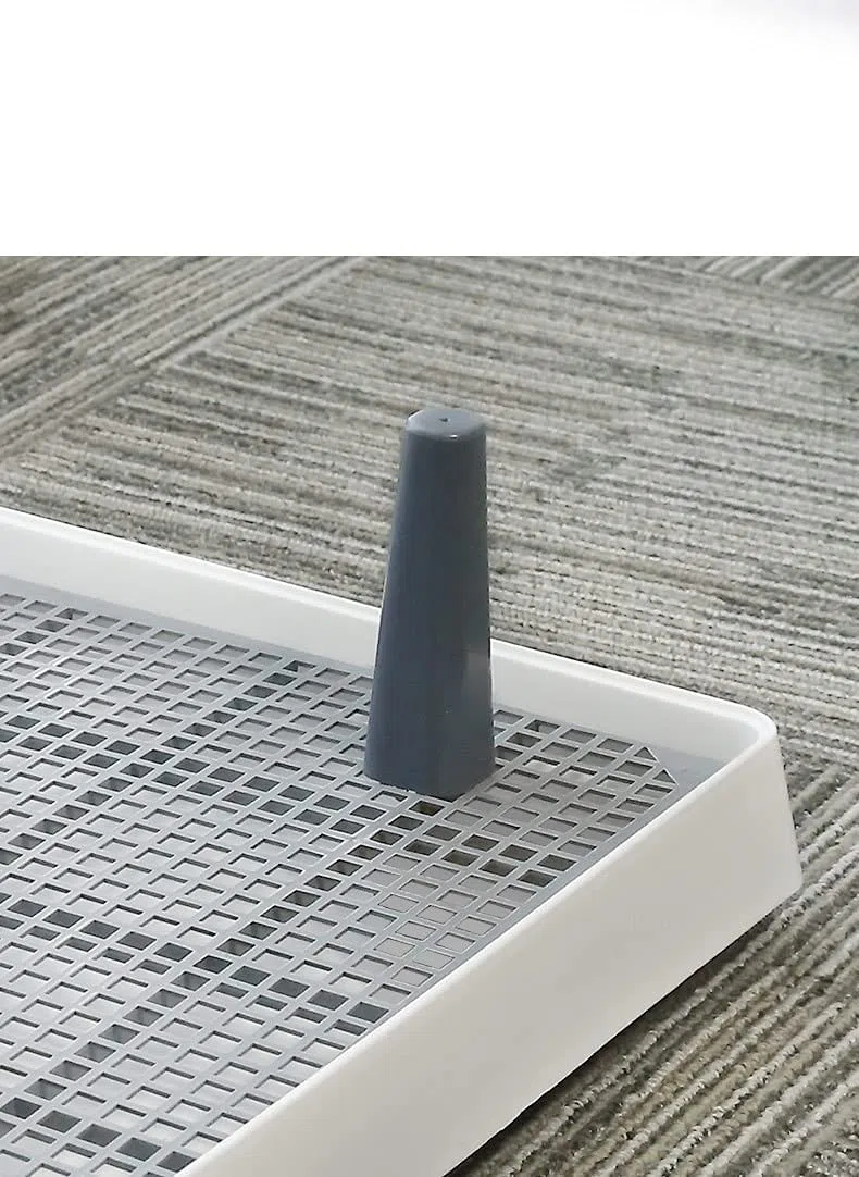 Cajas de Arena Inodoro para perros que entrenan el inodoro de la mascota para perros pequeños gatos gato gato caja de arena almohadilla de cachorro con pilar bandeja pad suministros para mascotas Aren