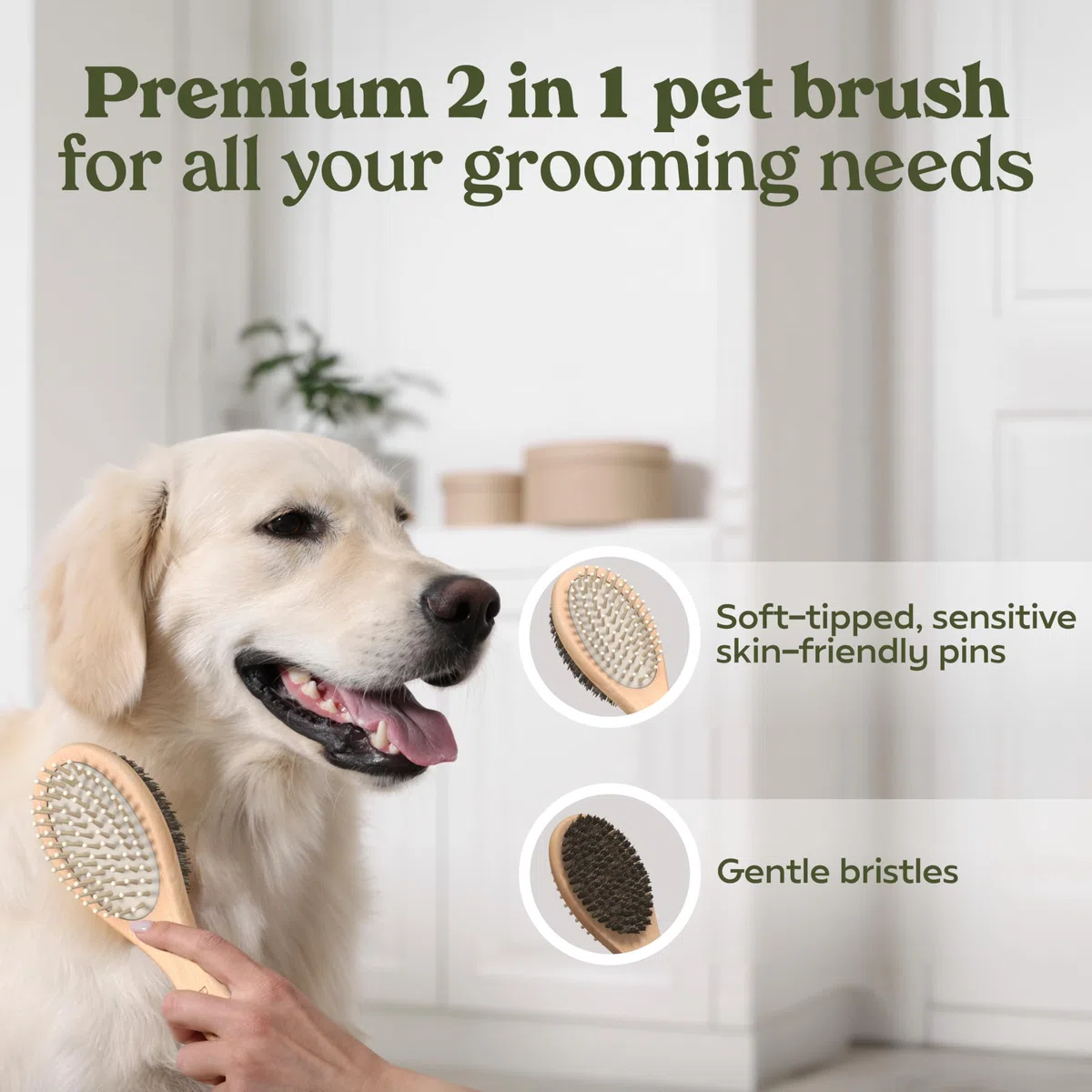 PAWFUME - Cepillo de aseo para perros