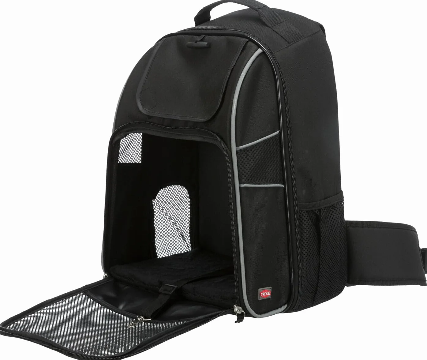 Trixie Mochila William, 33 × 43 × 23 cm, Negro, Perro
