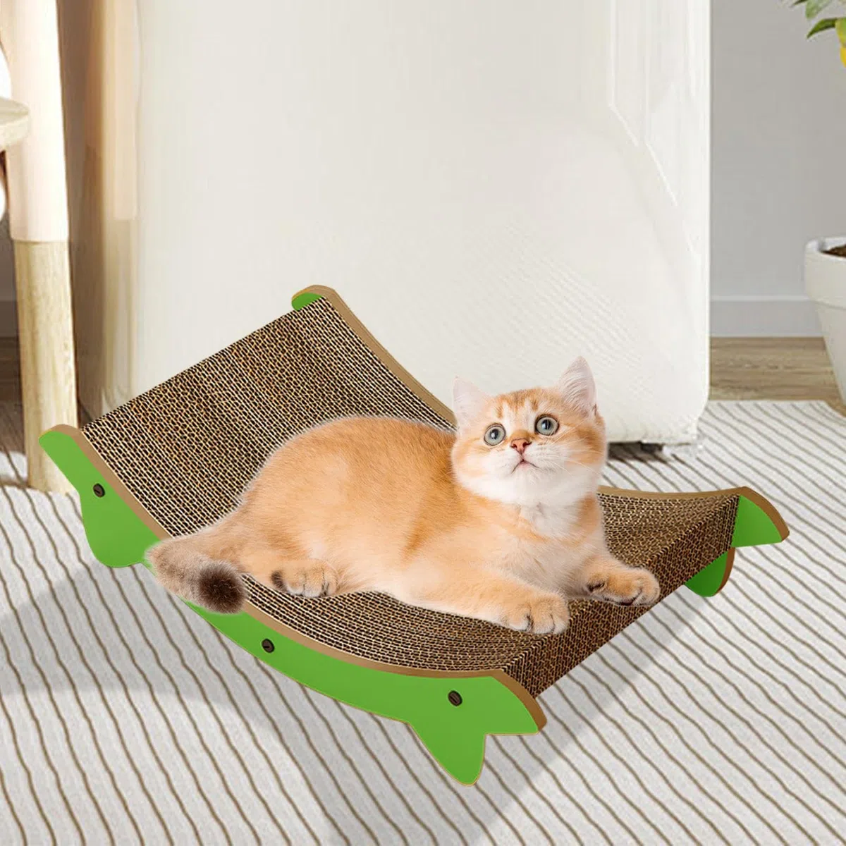 Tablero Rascador Para Gatos Rascador Para Gatos Cama Gatito | Accesorios Para Mascotas Protección Para Muebles Contra Arañazos En Alfombra Sofá Pared Puerta Juego Interior Contra