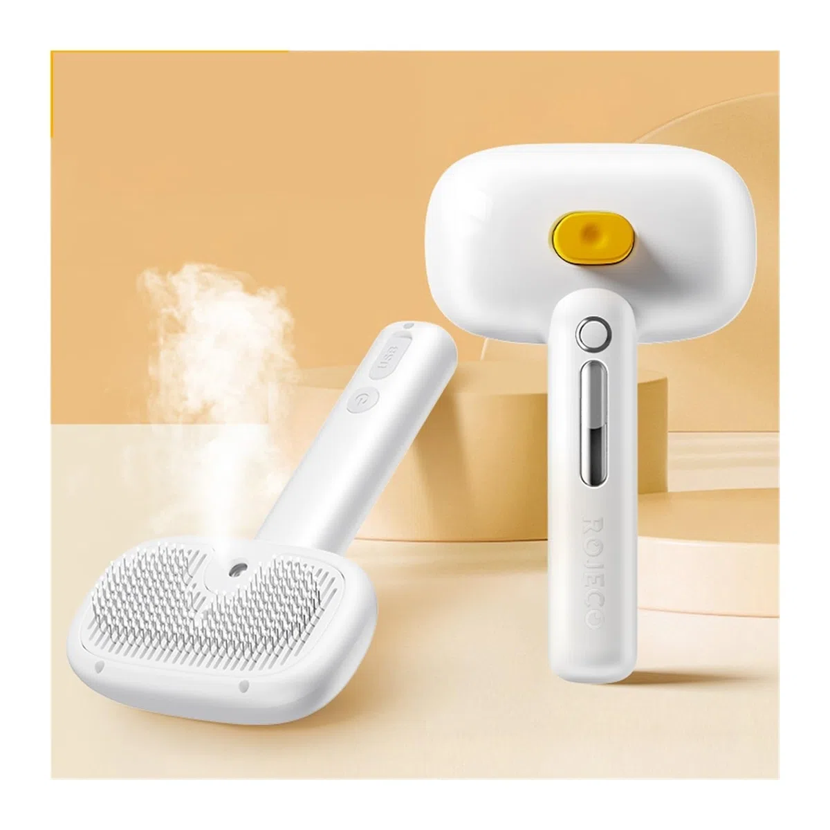 Cepillos De Pulverización Eléctricos Con Peine De For Mascotas, Peines