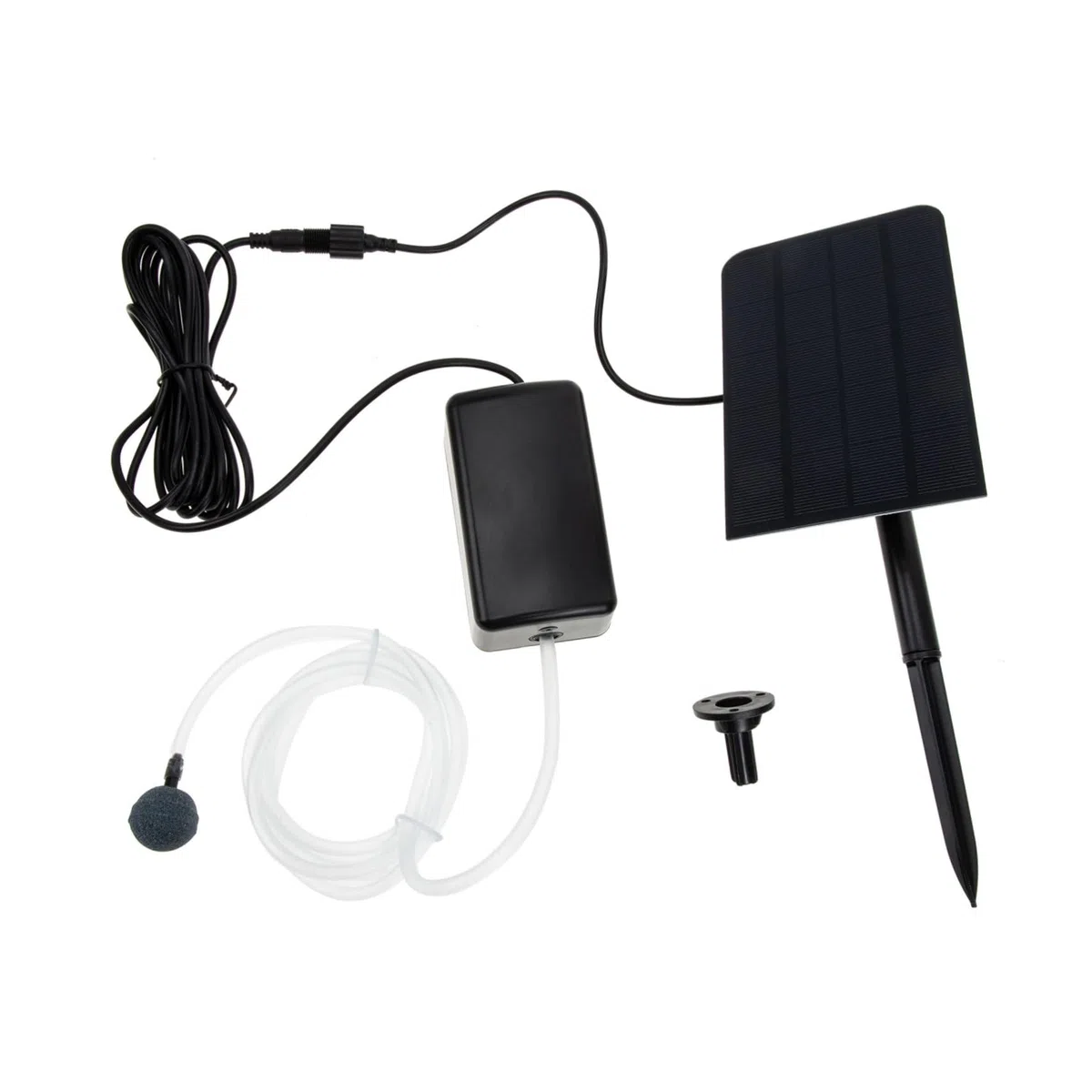 Abaodam Bomba De Oxígeno Solar para Exteriores Aireador Solar para Estanques Bomba De Oxigenación para Peceras para Piscinas o Pequeños Aireador De Oxígeno para Peceras Portátil