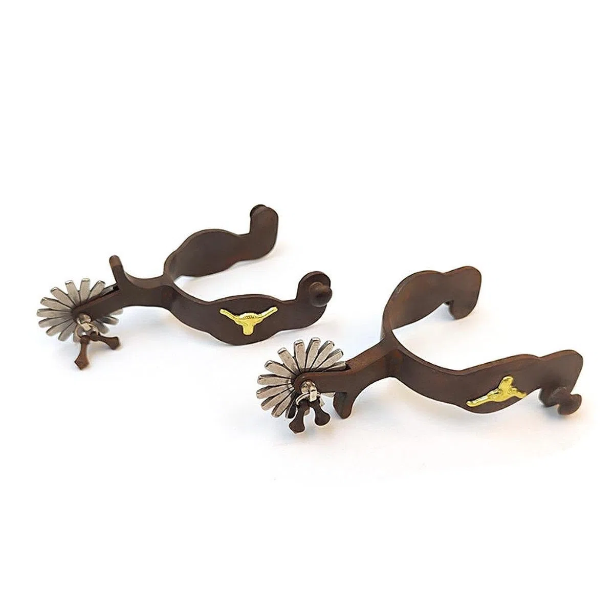 Amagogo Espuelas Caballo Occidentales, espuelas Vaquero Occidentales, Entrenamiento para Adultos, Accesorios equitación, Lisas, para Hombres y
