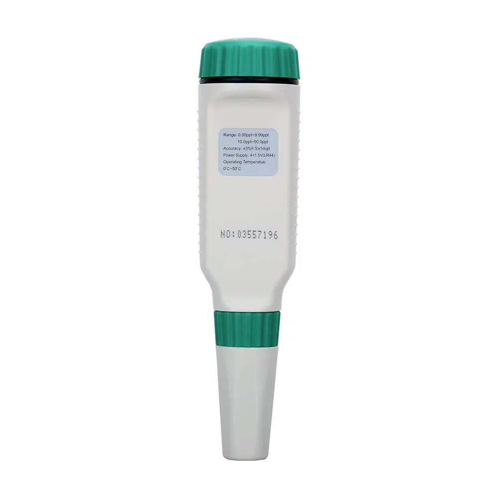 Prueba de calidad del agua Acuario Medidor de agua de mar Medición Salinómetro,Pantalla LCD 3 en 1 Digital Salinity Meter Tester Pen
