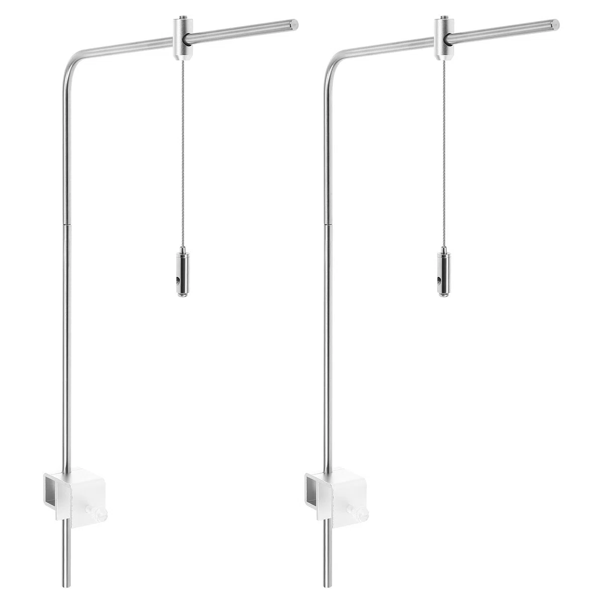 Soporte para Lámpara de Pecera Ajustable 25x40 Cm, Bastidor Colgante de Aleación de Aluminio Resistente y Duradero para Luces LED de Acuarios Pequeños, Adecuado para Acuarios