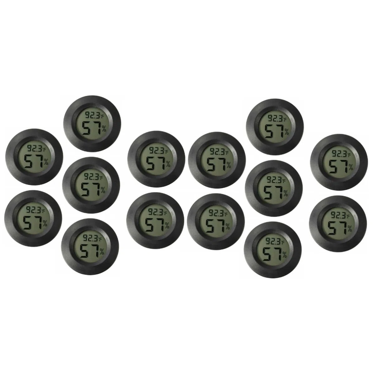 14piezas Higrómetro Digital Mini Para Terrarios y Reptiles Medidor De y Pantalla Lcd Para Interior y Exterior