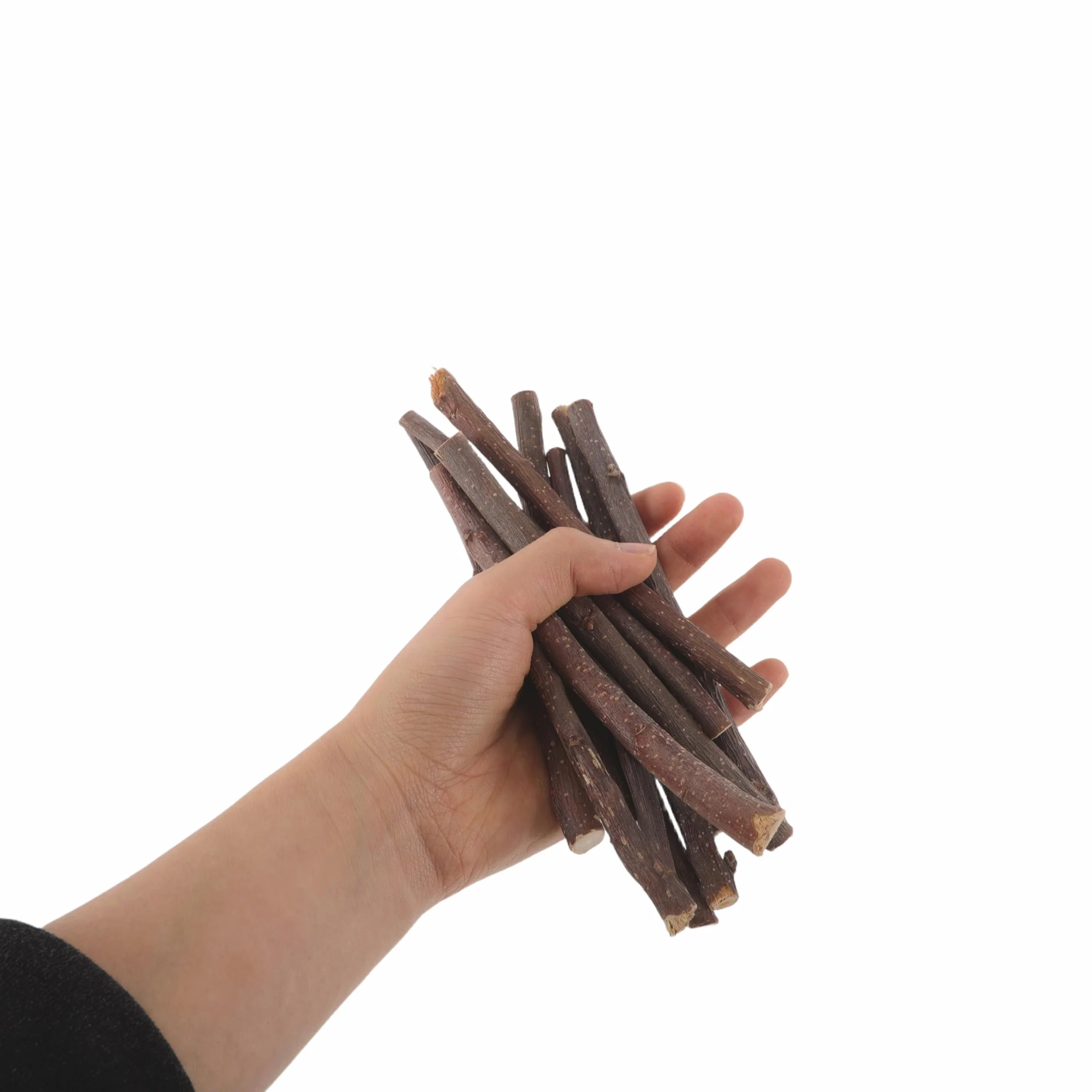 Palitos de Madera Natural para Mascotas Pequeñas de Golosinas para Roedores Juguetes para Masticar Conejos Hámster Chinchillas y Pájaros