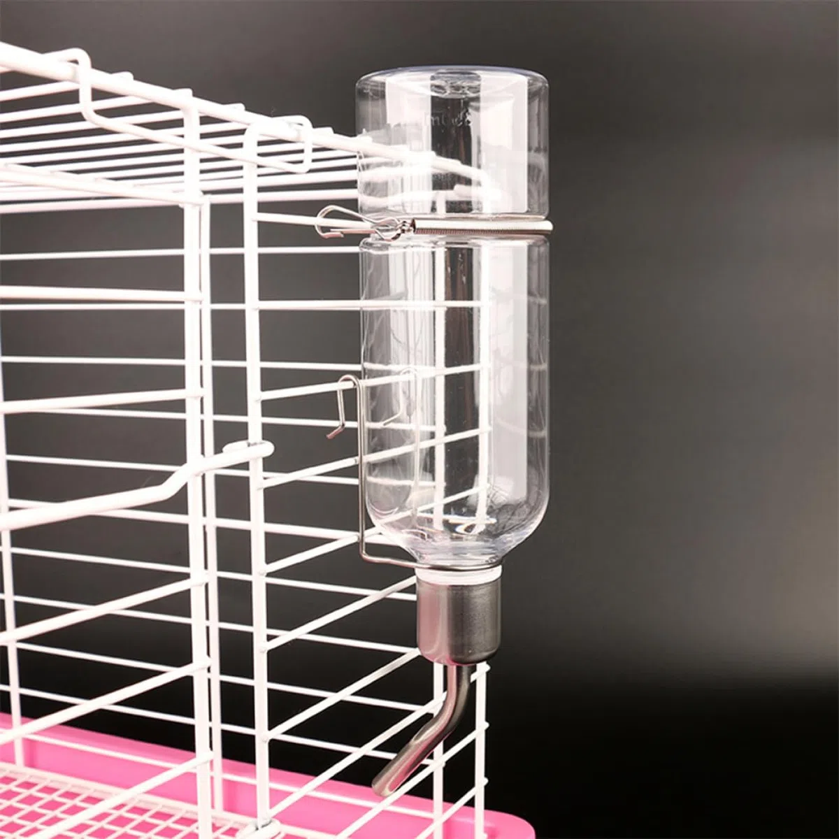 POPETPOP 6piezas Botella De Agua para Bebedero Colgante Inoxidable Sin Fugas para Hámsters Conejos y Chinchillas Unidades