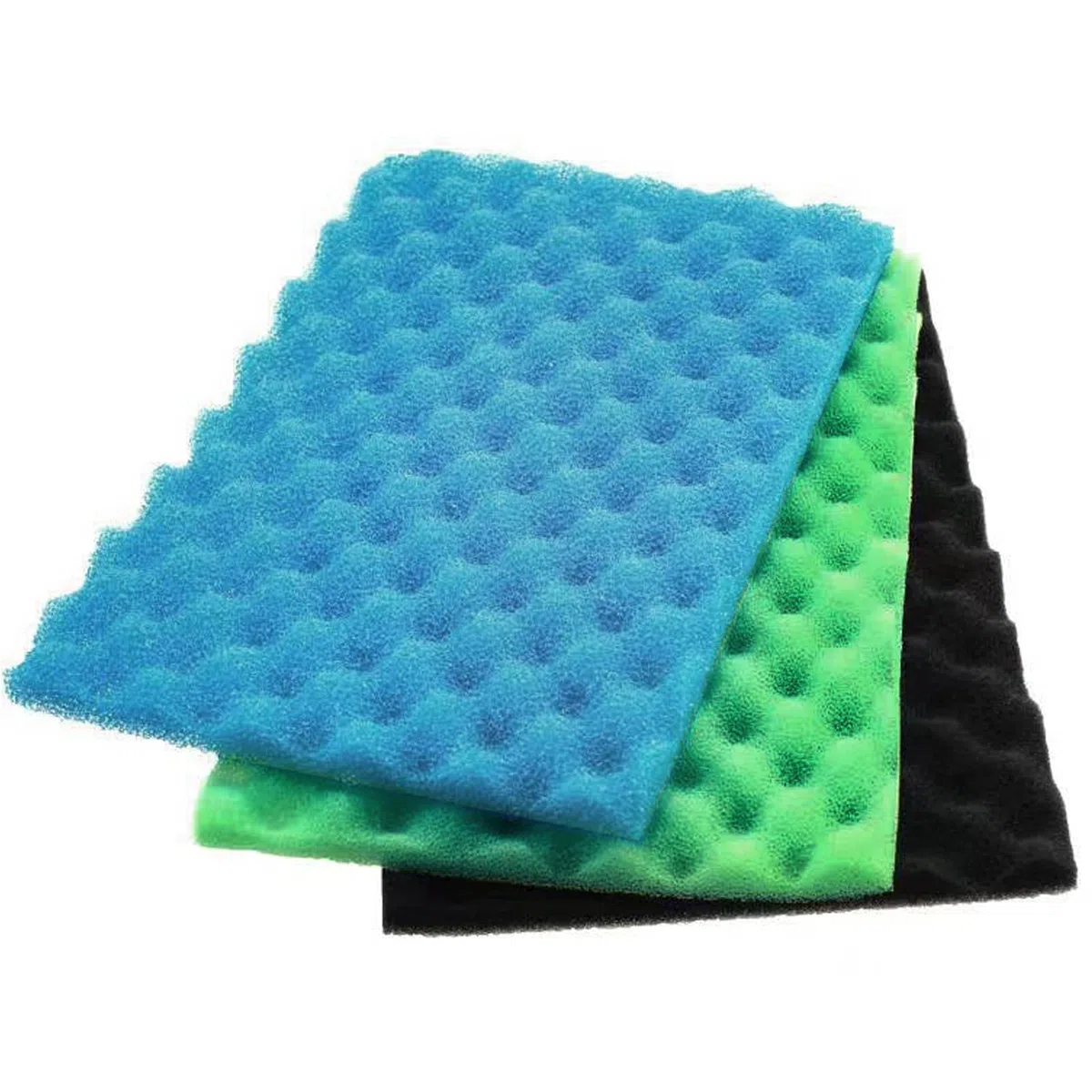 AQUANEAT Almohadilla de Espuma de Filtro de Espuma para Acuario, Corte a Medida, para Estanque de Tanque de Peces, 17 x 11 x 1/2 a 1 Pulgada