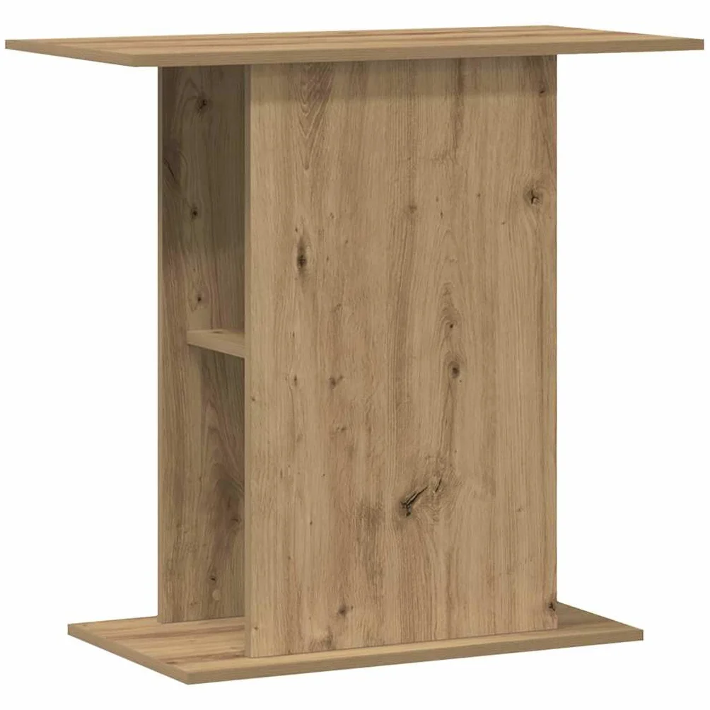 Genérico Soporte para Acuario de Roble Artesanal, 36 x 75 x 72,5 cm, Madera de ingeniería,Producto para Mascotas y Animales,Productos para Mascotas,Productos para Peces,Soportes para acuarios-857291