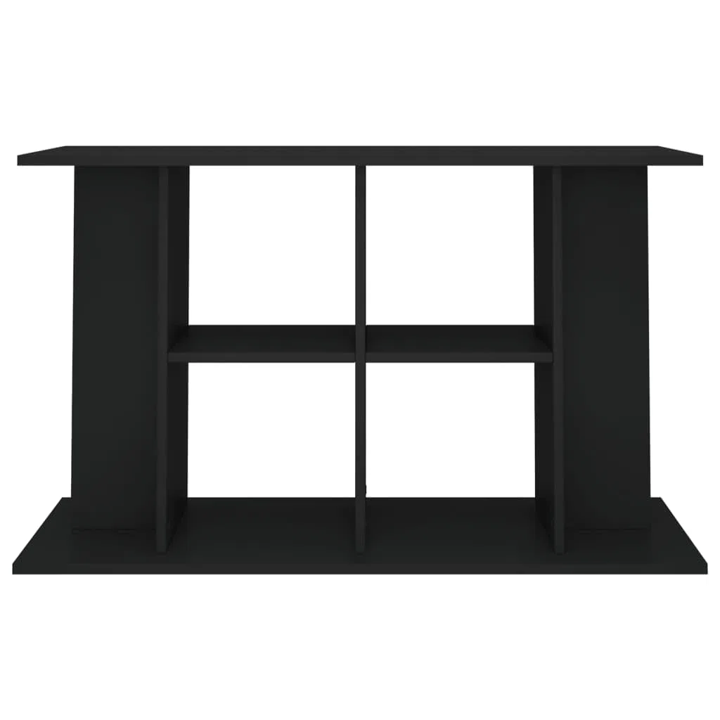 vidaXL Soporte para Acuario Madera de ingeniería Negro 100x40x60 cm (833584)