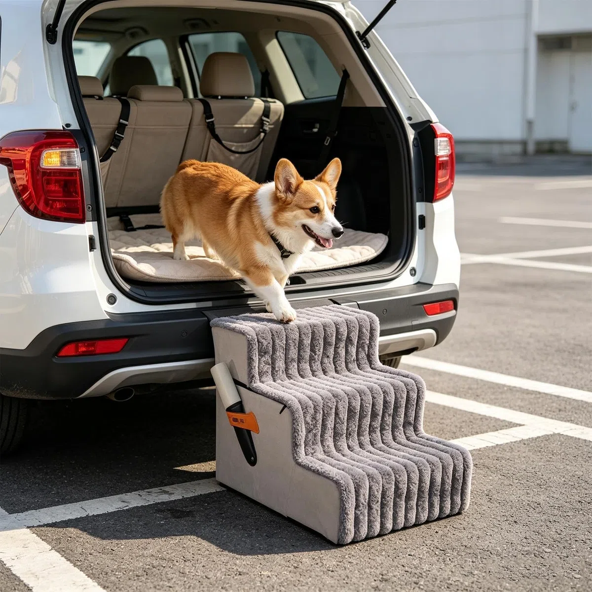 Rampa de Perro para sofá Accesorio de Mascotas Desmontable Antideslizante y | Escalón Antideslizante Para Gatos Para Perros Mayores Cachorros Pequeños Gatos Balcón Terraza Sofá Apartamento