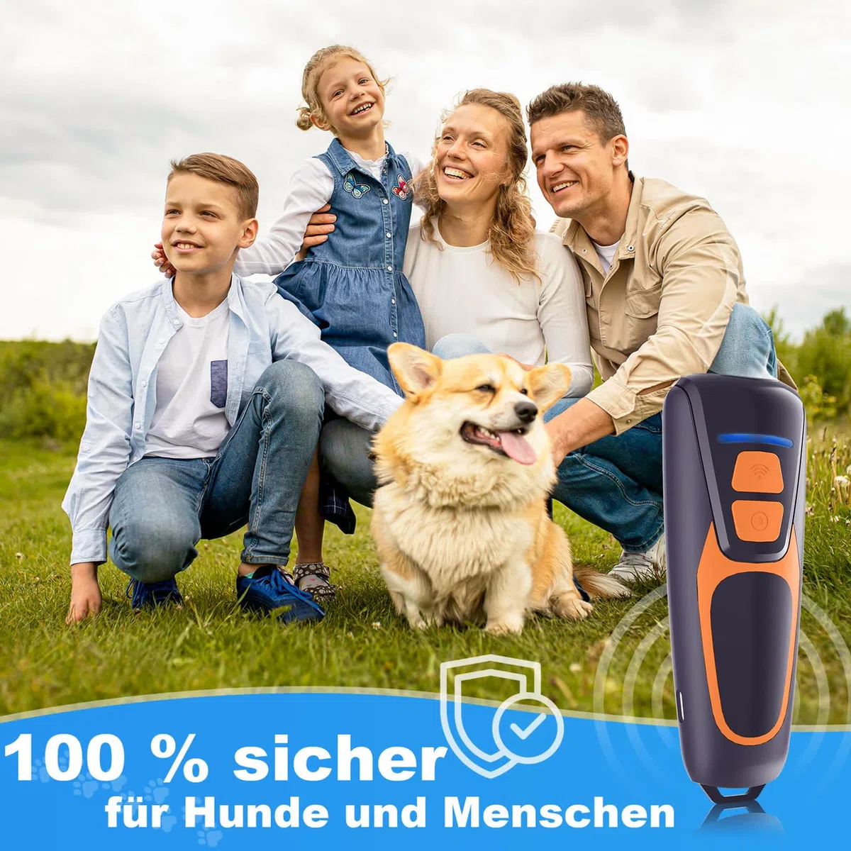 Dispositivo antiladridos para Perros, Dispositivo disuasorio ultrasónico antiladridos para Perros, 26072201 from de Black | Entrenamiento humano para perros sin choque,Dos modos ultrasónicos,Hasta 15 m de alcance,USB-C recargable,Compacto y portátil