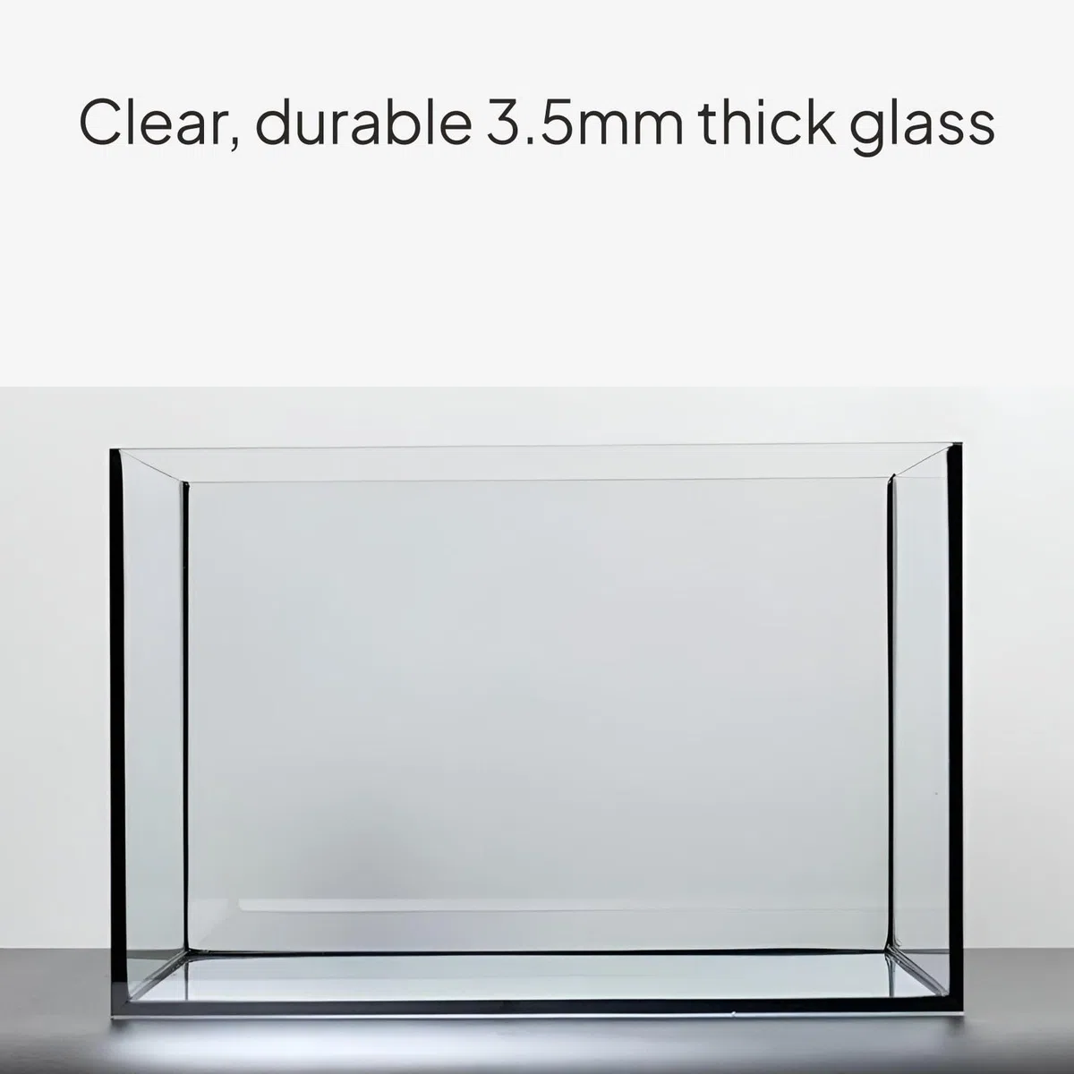 Sharplace Acuario Pecera Tanque Cristal Recipiente con Vidrio Transparente y Forma Recta Adecuado para Paisajes Acuáticos Mascotas y Decoración en Espacios Interiores, 30 * 18 * 20cm