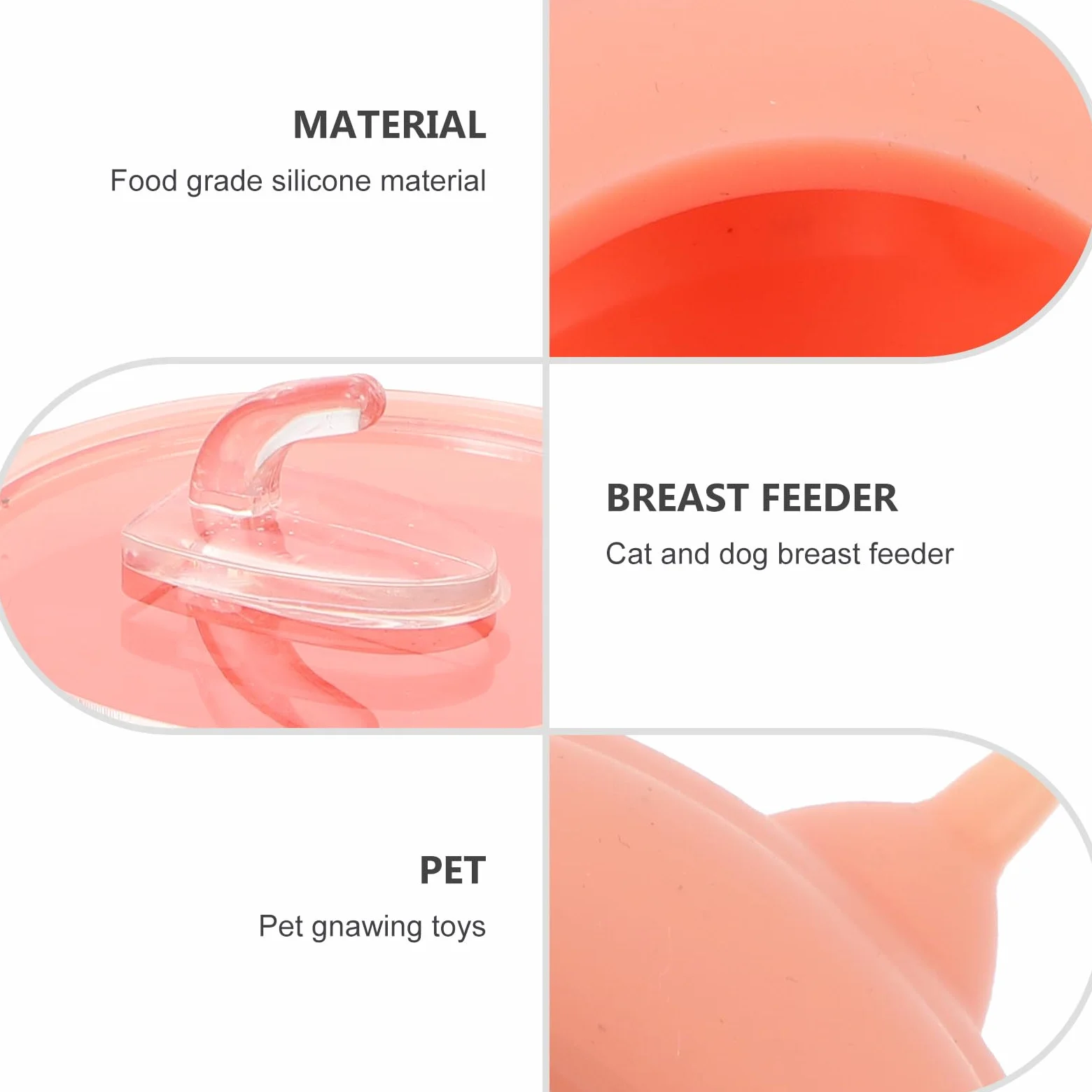 Beaupretty Comedero de Tetinas para Cachorros de Leche Comedero para Recién Nacidos y Gatitos Herramienta de Suministro de Alimentación para Mascotas