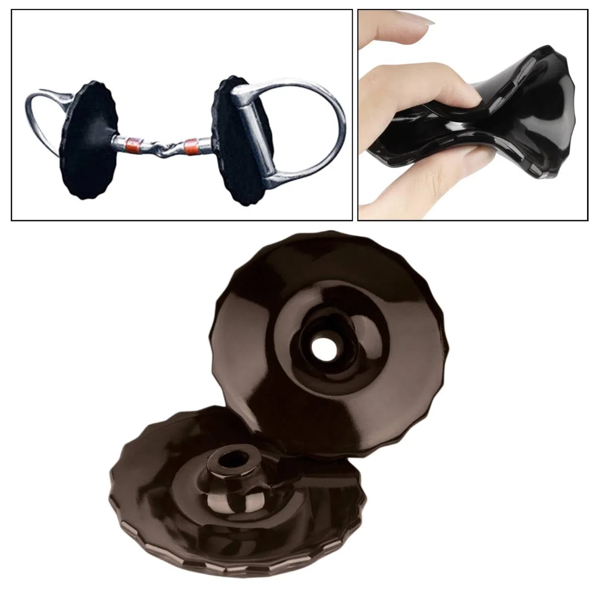 Par Protectores para Caballos, Suministros Repuesto para práctica, Envoltura Deportiva equina Flexible y cómoda, MarrÓn