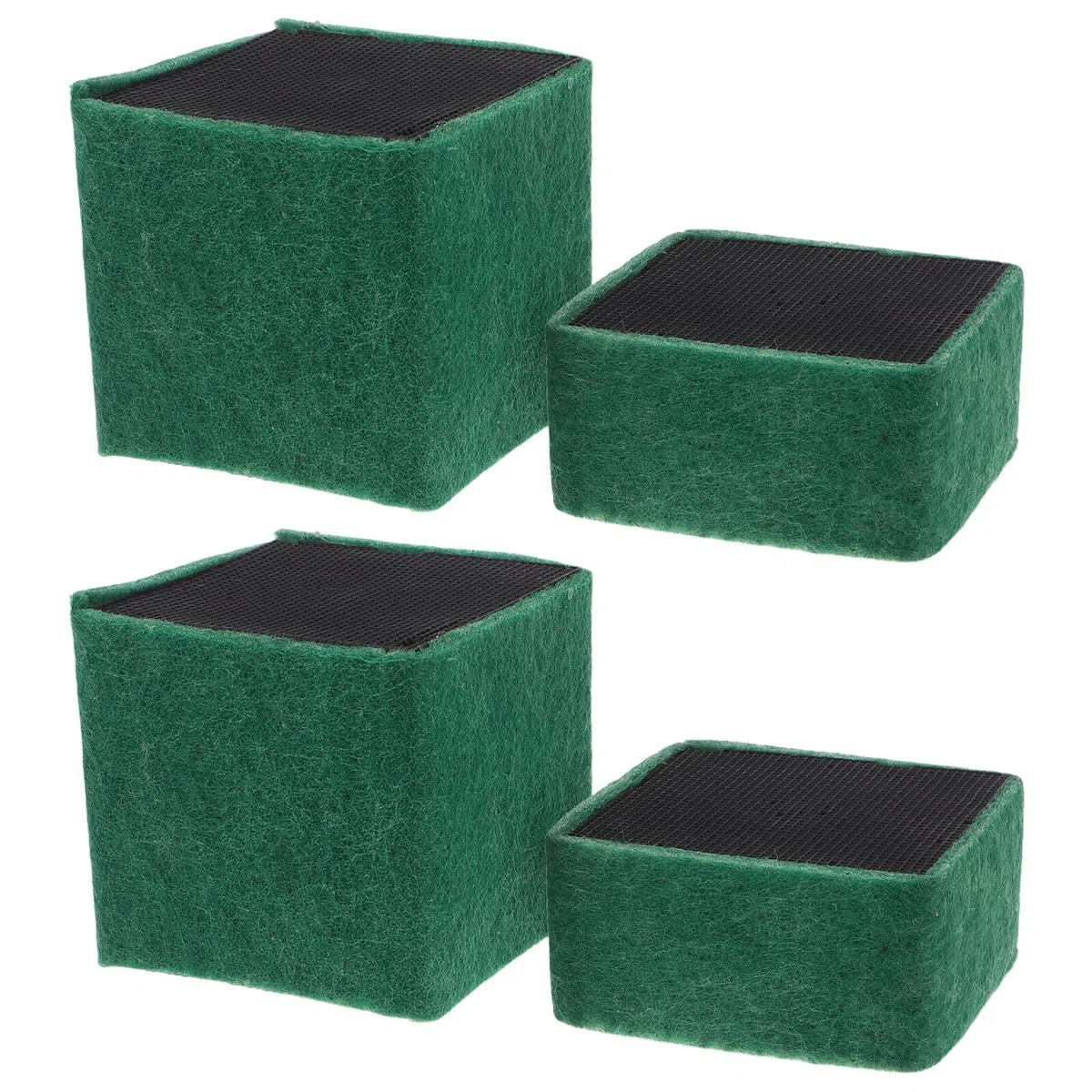 Cubo Purificador de Agua para Acuario 4 Piezas 2 Pequeños 2 Grandes Medios Filtrantes de Carbón Activado Filtración Mecánica para Peceras de Agua Dulce y Salada Accesorios