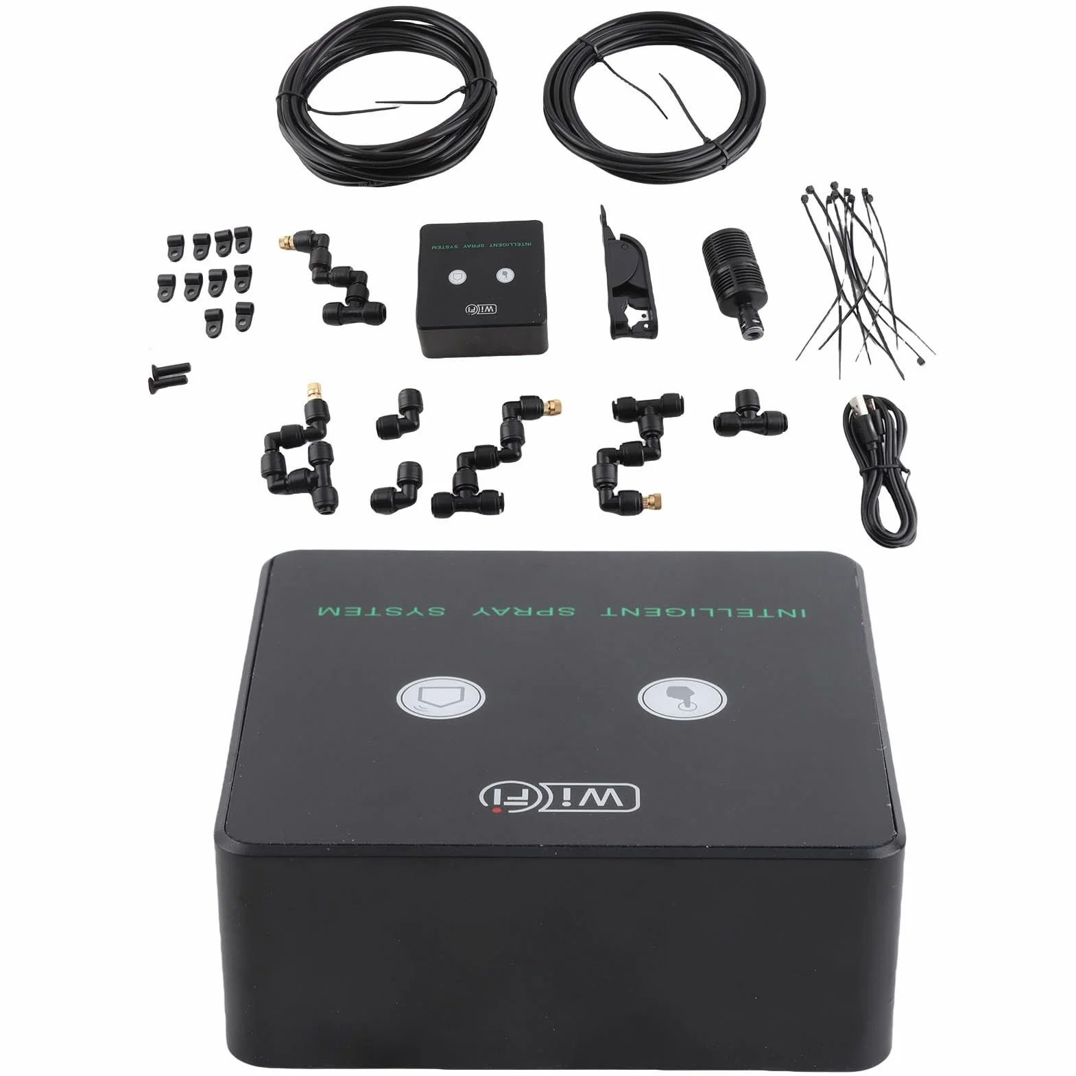 CHICIRIS de nebulización temporizada para terrarios de la selva tropical WiFi Kit de pulverización inteligente para propietarios de reptiles con conexión WiFi y control remoto App para los (10m 4