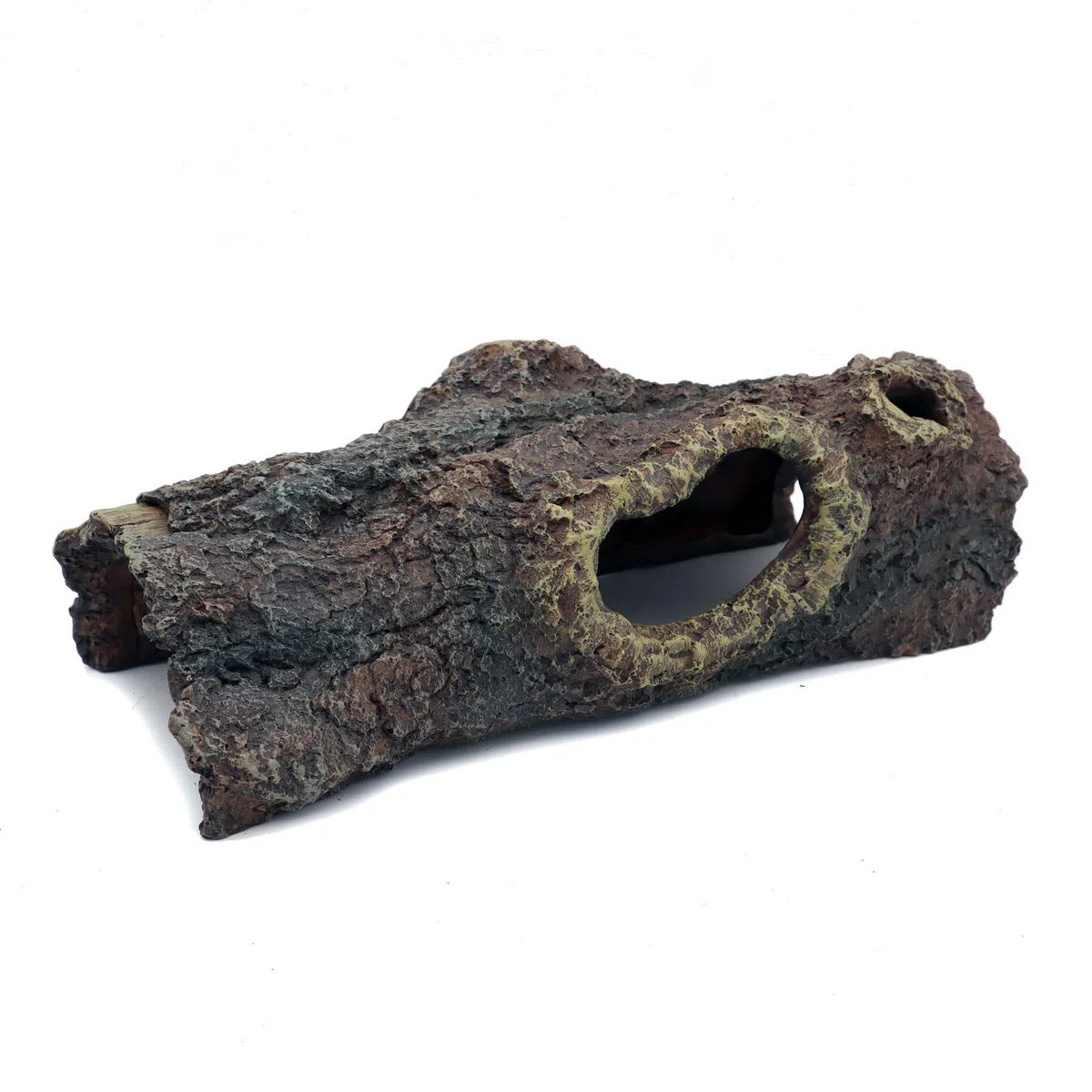 JIHAQUA Decoración de terrario de corteza de resina para acuario, lagarto, serpiente o reptil, lagarto, araña y peces de acuario (corteza mediana C)