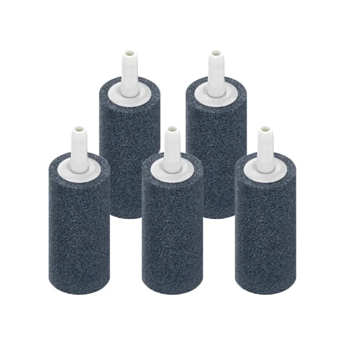 10 Uds. De Piedras de Burbujas for Acuario, Forma de Cilindro, Airstones for pecera, Bomba aireadora, difusor de oxígeno hidropónico, 1 Pulgada