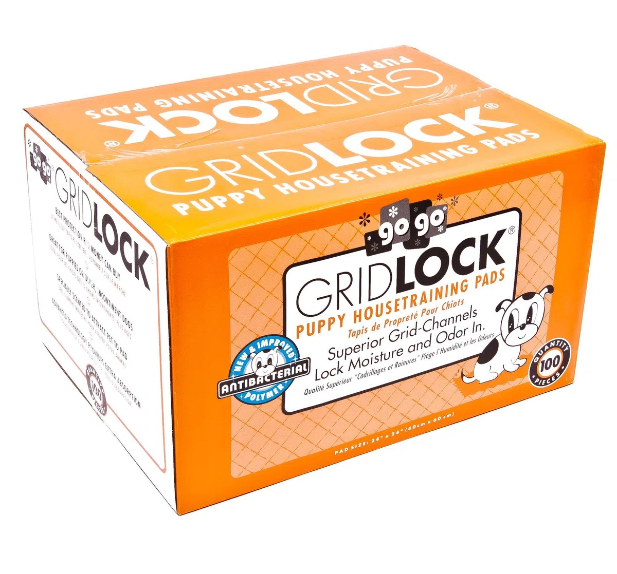 Gridlock Housebreaking - Almohadillas de Entrenamiento para Mascotas, Paquete de 100