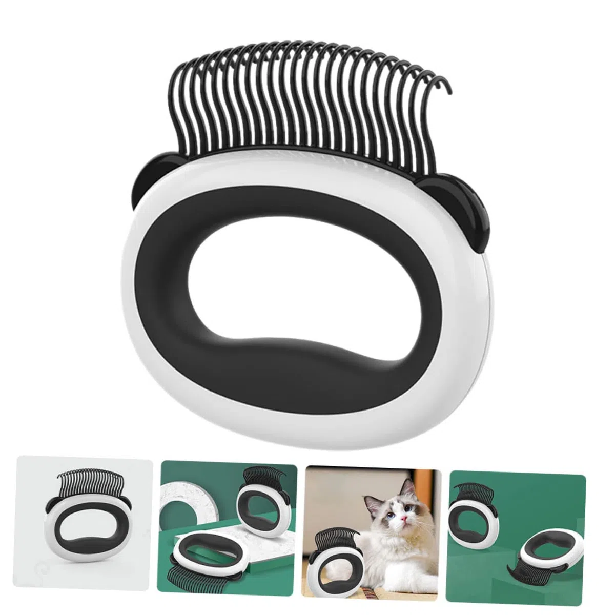 SUPVOX 5 Piezas peine flotante cepillo mascotas cepillo para mascotas auto limpieza herramienta de skate perro peines adorable peine de gato cepillo para gatos gatito peine de limpieza