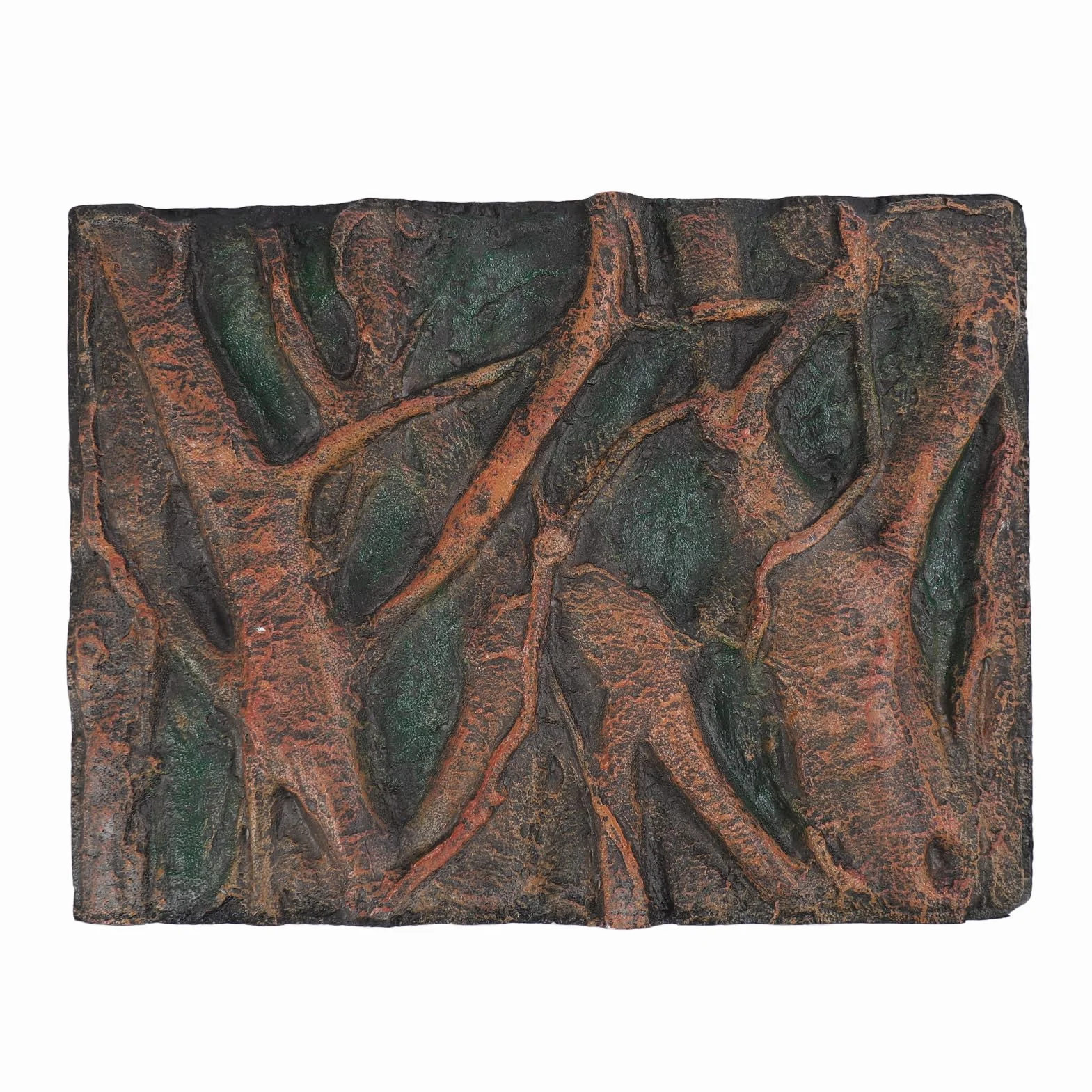 Fondo de Acuario 3D, Material de Espuma, Fondo de Reptil único para Espacios Acuáticos, Acuarios y Terrarios (H)
