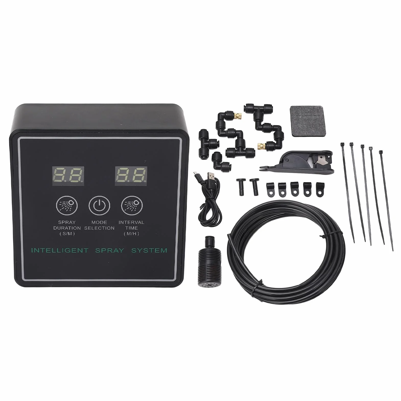 Ejoyous de Pulverización Inteligente Inteligente, de Nebulización de Nebulización de Reptiles, Humidificador Automático de 360 ​​Grados Boquillas de Niebla Ajustables