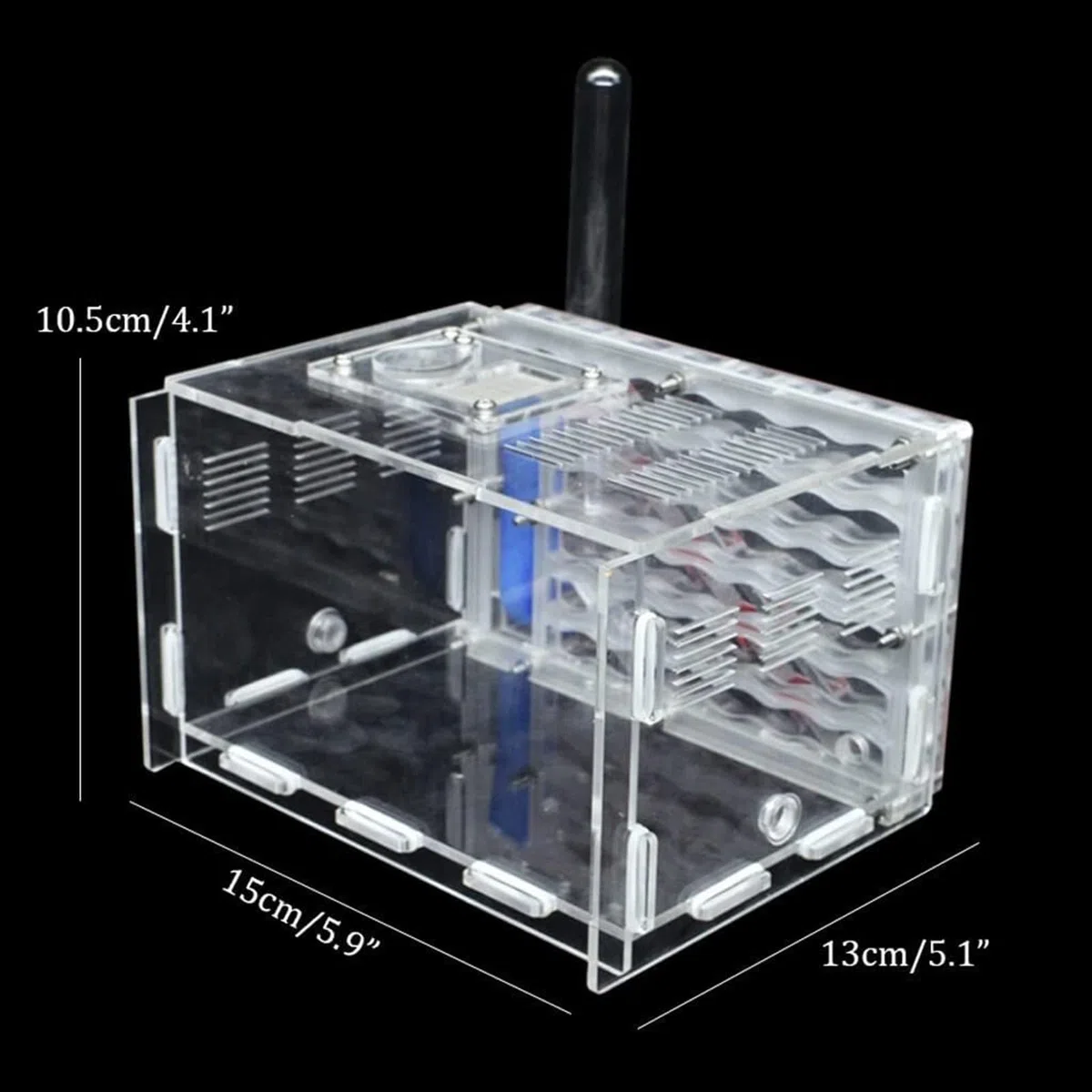 Nido Hormigas Casa Insectos Pet Sistema De Alimentación con Castillo Hormigas Herramienta Rompecabezas Hábitat Granja Zona Hidratación Nidos Kit Hormiguero
