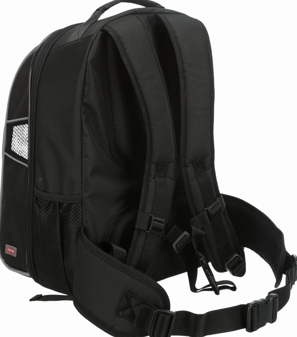 Trixie Mochila William, 33 × 43 × 23 cm, Negro, Perro