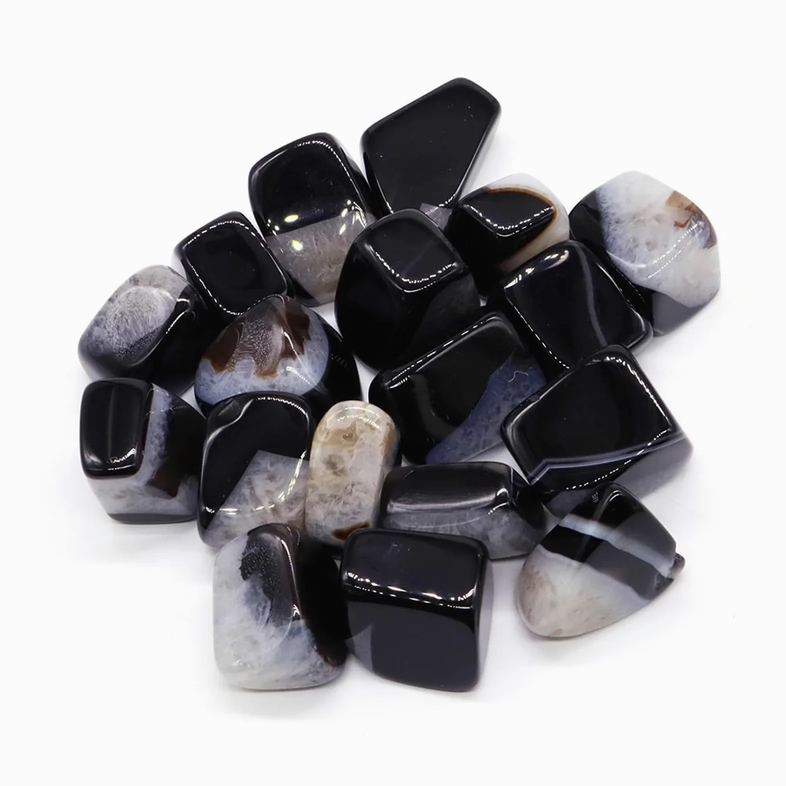 Piedras de Grava para peceras, Piedras De Grava for Acuario Y Jardín Multicolor Varios Tamaños(Color 18,100g)