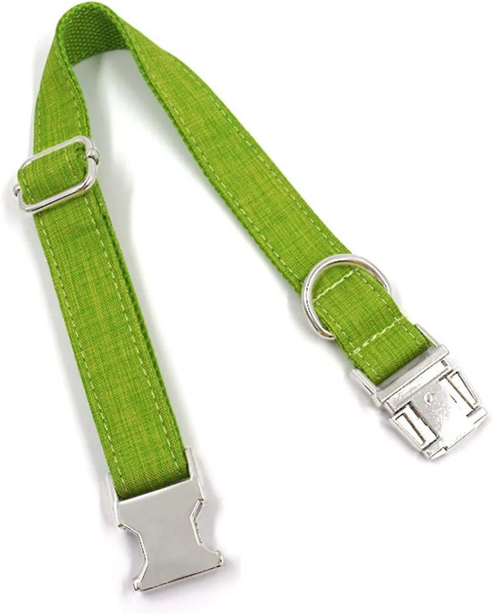 Conjunto de Collar y Correa for Perro. Collares Ajustables con Hebilla Metal for Perros pequeños. Correa Trenzada Resistente(Pink,M)